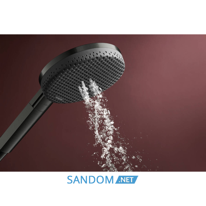 RAINDANCE ALIVE SELECT S ручний душ (3 типа струи RainAir, PowderRain, Massage), шліфованний чорний хром