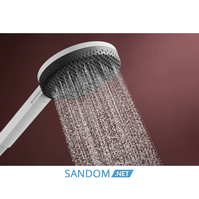 RAINDANCE ALIVE SELECT S ручний душ (3 типи струменів RainAir, PowderRain, Massage), білий матовий