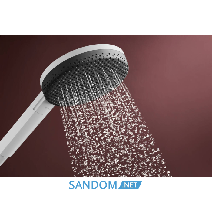 RAINDANCE ALIVE SELECT S ручний душ (3 типи струменів RainAir, PowderRain, Massage), білий матовий
