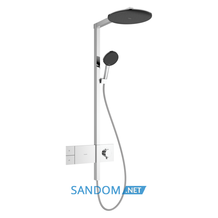 RAINDANCE ALIVE S душова система Showerpipe 300, 1jet, з термостатом, хром