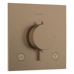 ECOSTAT COMFORT E термостат для 2х споживачів, ПМ, шліфованна бронза