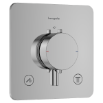 ECOSTAT COMFORT Q термостат для 2х споживачів, ПМ, хром