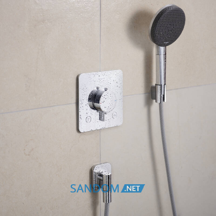 ECOSTAT COMFORT Q термостат для 2х споживачів, ПМ, хром