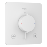 ECOSTAT COMFORT Q термостат для 2х споживачів, ПМ, білий матовий