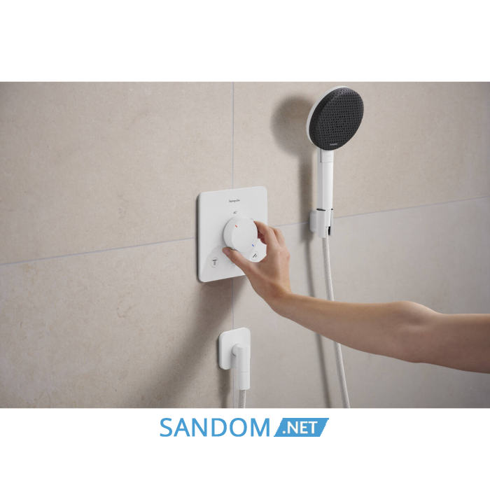 ECOSTAT COMFORT Q термостат для 2х споживачів, ПМ, білий матовий