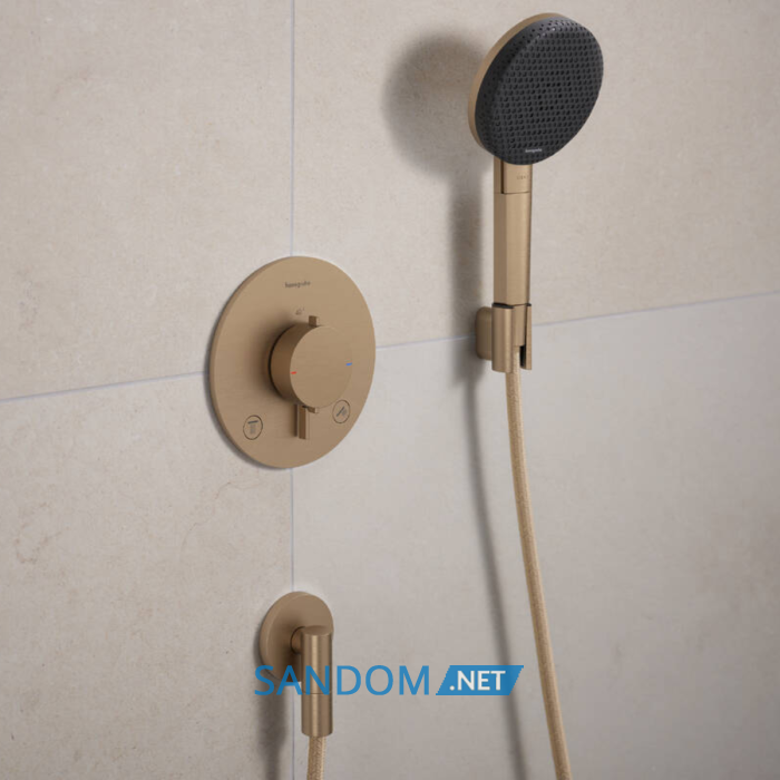 ECOSTAT COMFORT S термостат для 2х споживачів, ПМ, шліфованна бронза
