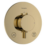 ECOSTAT COMFORT S термостат для 2х споживачів, ПМ, полірованне золото