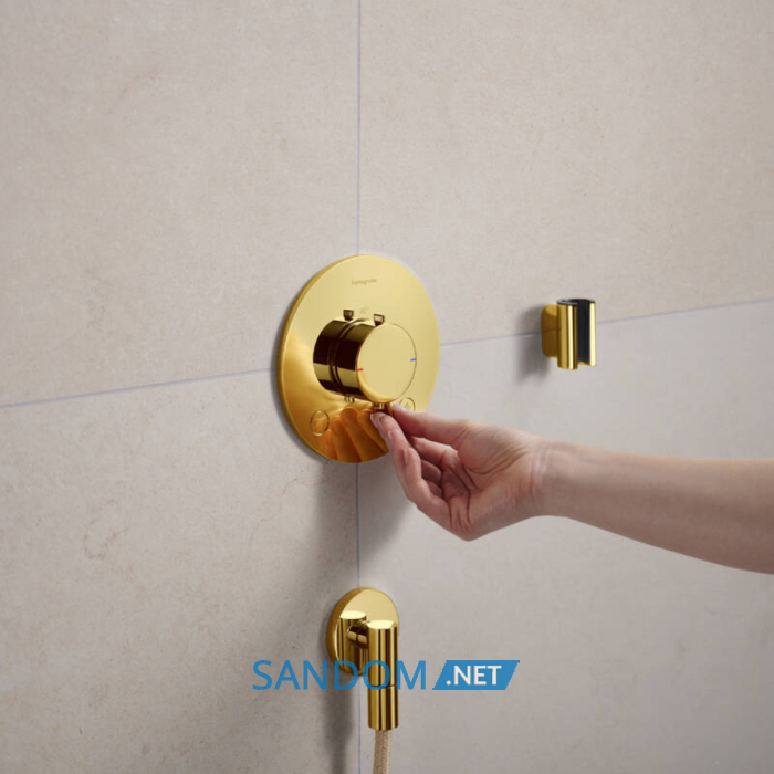 ECOSTAT COMFORT S термостат для 2х споживачів, ПМ, полірованне золото