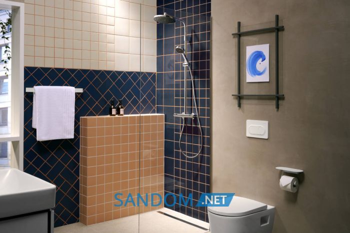 ACTIVERA S 240 1jet EcoSmart Showerpipe душова система з термостатом, хром