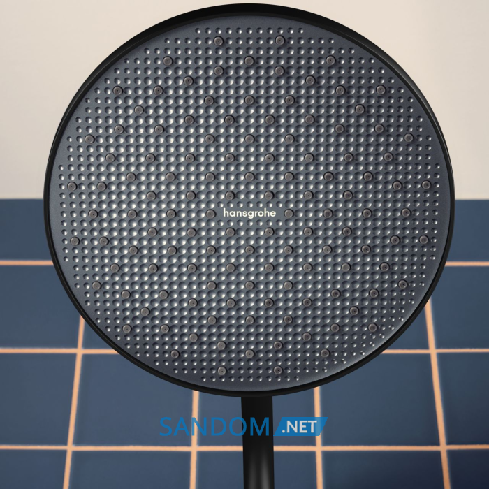 ACTIVERA S 240 1jet EcoSmart Showerpipe душова система з термостатом, чорний матовий