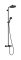 ACTIVERA S 240 1jet EcoSmart Showerpipe душова система з термостатом для ванни, чорний матовий