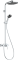 ACTIVERA S 240 1jet EcoSmart Showerpipe душова система зі змішувачем, хром