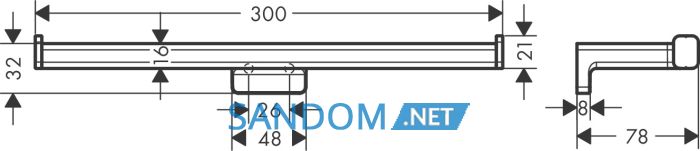 ADDSTORIS тримач туалетного папіру, подвійний, колір полірованне золото
