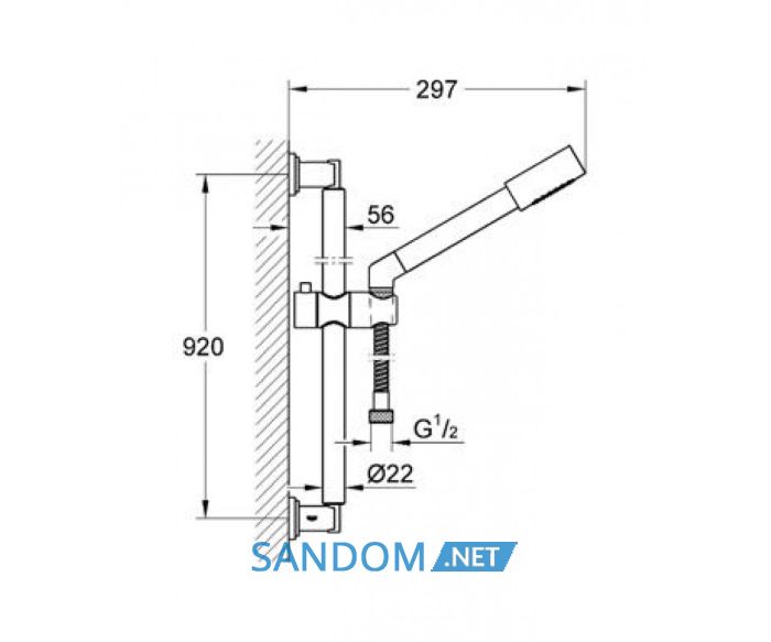 SENA - Душова стійка 900мм GROHE 28347000