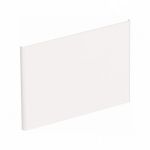 NOVA PRO Бокова панель для умивальника  50cm, білий глянець  (пол)