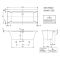 SQUARO EDGE 12 вана 170*75 см