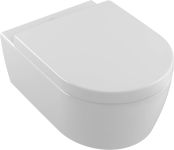 AVENTO унiтаз пiдвiсний, гориз випуск, Direct Flush, з сидiнням QuickRelease, SoftClosing