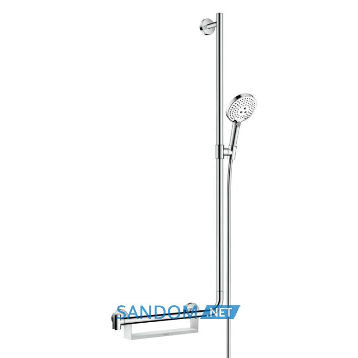 Unica Comfort Набiр для душа Raindance Select S 120 /штанга Unica Comfort 1,10 м розмiщ. справа, бiлий/хром
