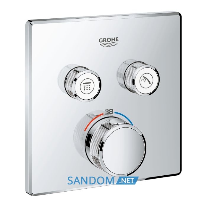 Grohtherm SmartControl Термостат для душа, зовнішня частина, на 2 споживача