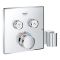 Grohtherm SmartControl Термостат для душу, зовнішня частина, на 2 споживача, з вбудованим утримувачем ручного душу