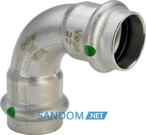 2316 Відведення 90 ° Sanpress Inox