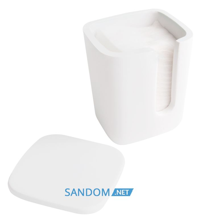 Коробочка для спонжиків 70 * 70 * 105мм кам'яна Solid surface