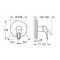 Змішувач для душа GROHE EUROSTYLE 24048003, хром
