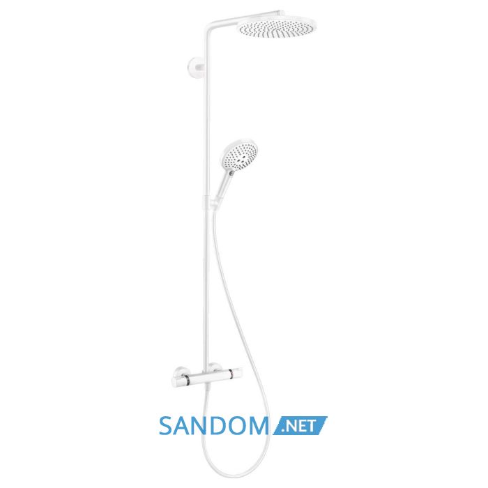 RAINDANCE SELECT S душова система 240 1jet, PowderRain, з термостатом, бiлий матовий