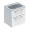 Тумба з умивальником GEBERIT SELNOVA SQUARE 501.236.00.1, білий