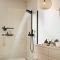 PULSIFY Showerpipe душова  система 260 з термостатом , чорний матовий