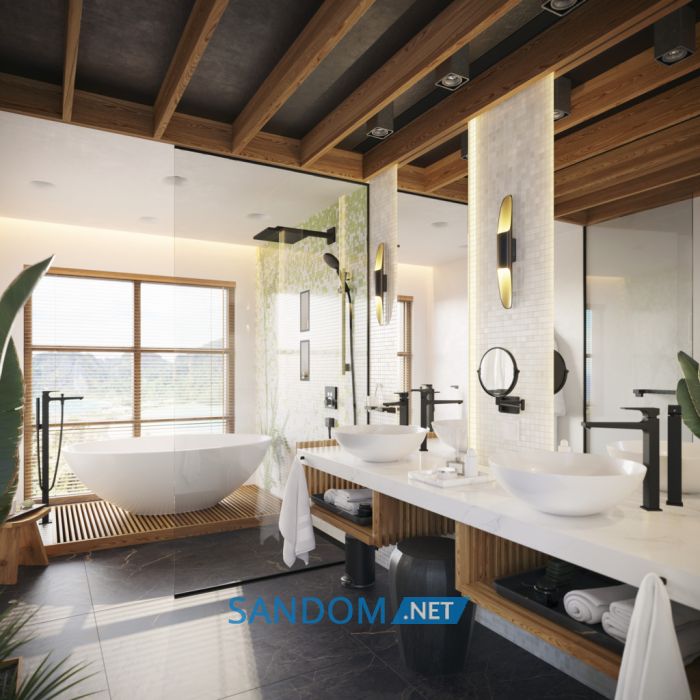 Косметичне дзеркало HANSGROHE ADDSTORIS 41791670, чорний