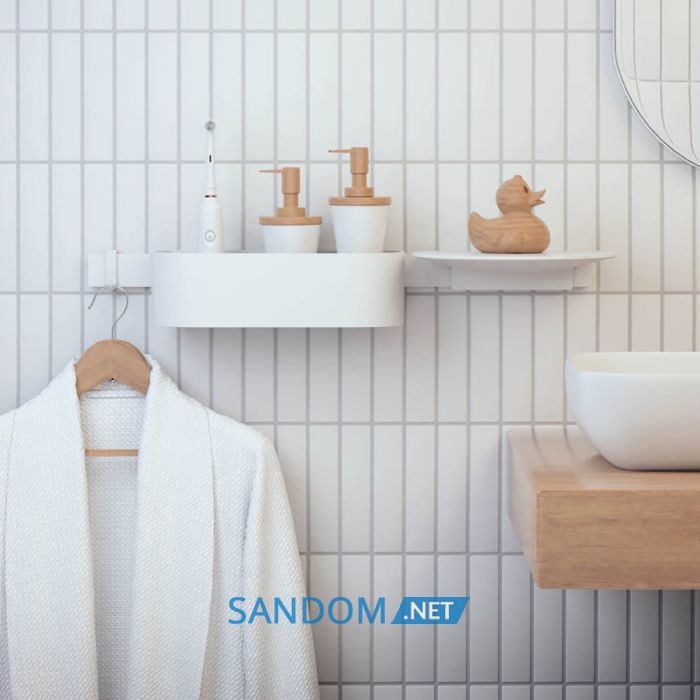 Тримач для аксесуарів HANSGROHE WALLSTORIS 27902700, білий