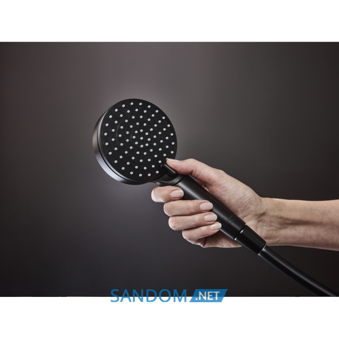 VERNIS BLEND душова система Showerpipe 220 з термостатом,  чорний матовий