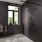 VERNIS BLEND душова система Showerpipe 220 з термостатом,  чорний матовий