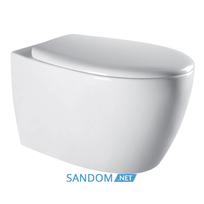 SAFIR Rimless унітаз підвісний 52*36*35см, сидіння Duroplast Slim slow-closing