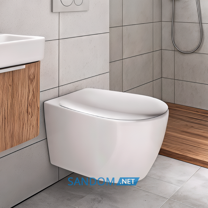 SAFIR Rimless унітаз підвісний 52*36*35см, сидіння Duroplast Slim slow-closing