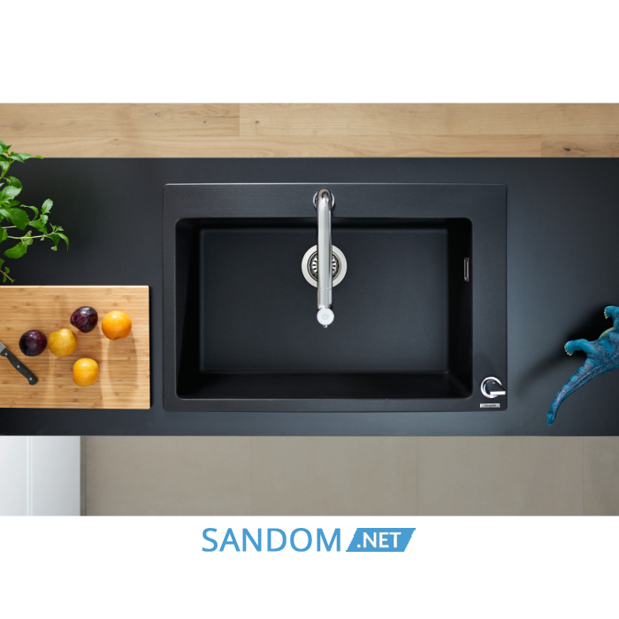 Кухонна мийка кам'яна HANSGROHE 43313170, чорний