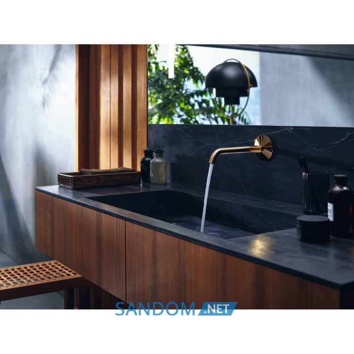 AXOR ONE Select змішувач для умивальника, вилив 220мм, ПМ, шліфованна бронза