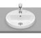 GAP умивальник 40*40 см, вбудований, круглий, з отвором під змішувач