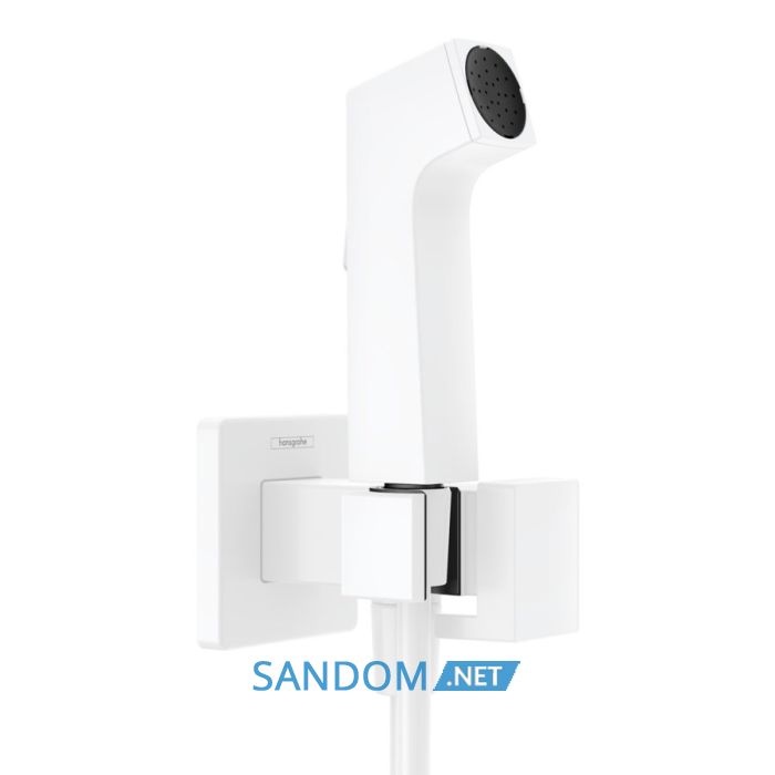 HANSGROHE E гігієнічний душ  1jet EcoSmart, зі шлангом 1,25 м та тримачем, білий матовий