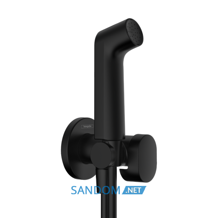 HANSGROHE S гігієнічний душ  1jet EcoSmart для холодної води, зі  шлангом 1,25 м та тримачем , чорний матовий