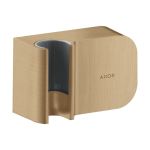 AXOR ONE шлангове з'єднання з тримачем для душу, Fixit Porter, шліфованна бронза