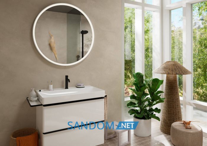 PULSIFY Showerpipe душова система 260 з термостатом, колір чорний матовий