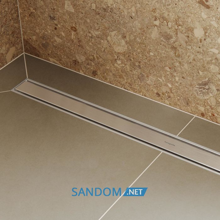 RAINDRAIN ORIGINAL  трап для душу 1200мм (комплект), колір сталь