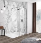 IMPRESE душова стінка WALK-IN з профілем та тримачем, 110*200см, хром, скло прозоре