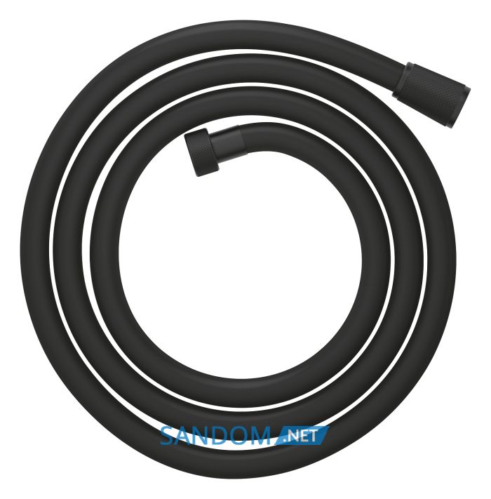 SILVERFLEX шланг для душу 1750 мм , кольор  чорний матовий
