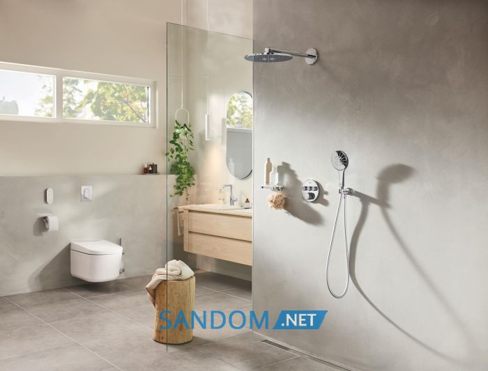 GROHTHERM SMARTCONTROL  набір прихованого  монтажу з верхнім душем 310  на 3 функції, колір хром