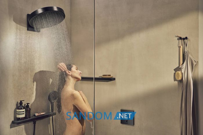 SHOWERSELECT COMFORT E термостат для 2 споживачів, прихований монтаж, колір чорний матовий