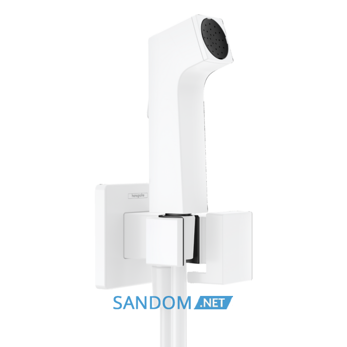 HANSGROHE E гігієнічний душ 1jet EcoSmart для холодної води, зі шлангом 1,25м та тримачем, білий матовий