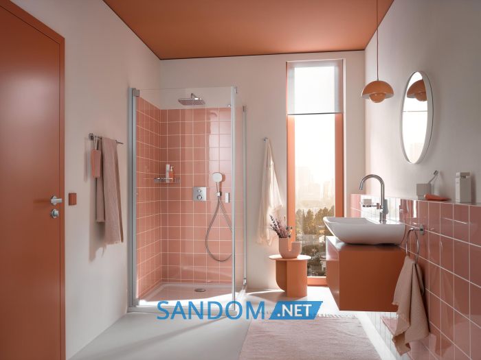 GROHTHERM  набір прихованого монтажу  з  верхнім душем 250 , колір хром